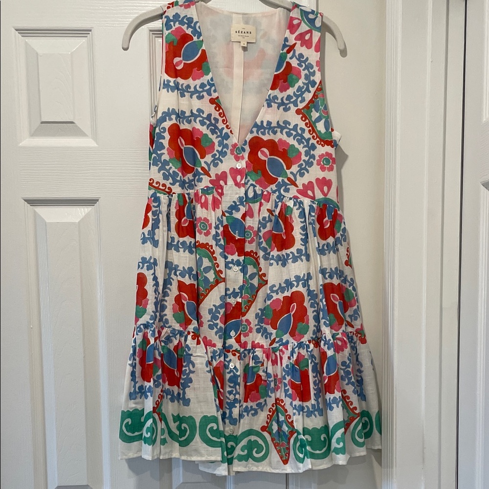 Sezane Dress in Floral Pattern